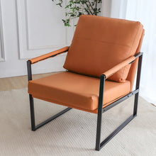 Load image into Gallery viewer, FRENTEZ Metal Furniture Frame Upholstered Comfortable Armchair Single Sofa Couch