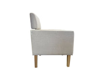 Load image into Gallery viewer, FRENTEZ Accent Chair with Position Adjustment,Armchair with Ottoman Set for Living Room,Bedroom and Office